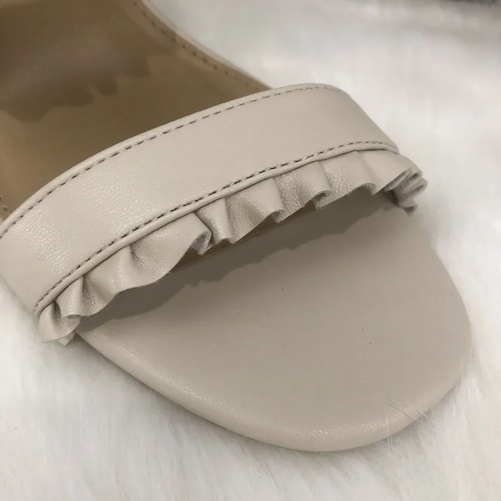 New- Lauren Conrad Sandals Heels Size 8 M - Picture 9 of 16